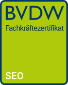 SEO-Fachkräftezertifikat vom BVDW